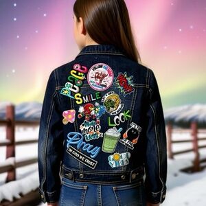Kids patch jacket